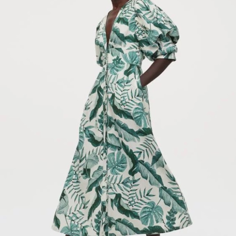 Johanna Ortiz x H&M Leaf Print Dress
